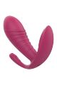 Масажер-вібратор рельєфний Dream Toys Essentials з потрійною стимуляцією, червоний