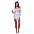 Костюм медсестры белый по бокам сетка S/M