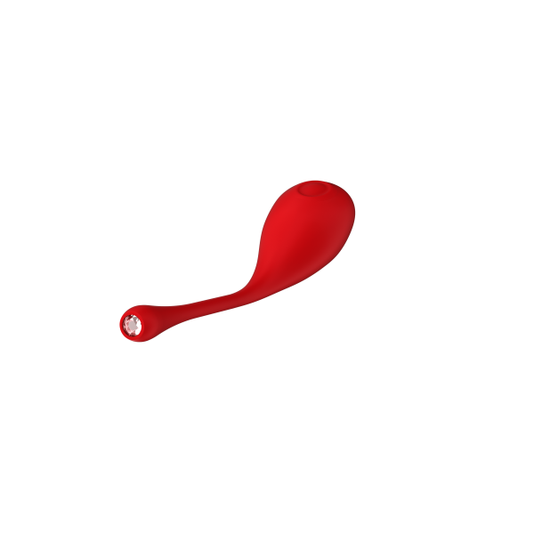 Вагінальний тренажер з пульсацією Dream toys RED REVOLUTION METIS, червоний
