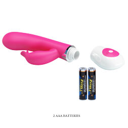 Водонепроницаемый вибратор из гипоаллергенного силикона Pretty Love Felix Vibrator Pink