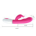 Водонепроницаемый вибратор из гипоаллергенного силикона Pretty Love Felix Vibrator Pink