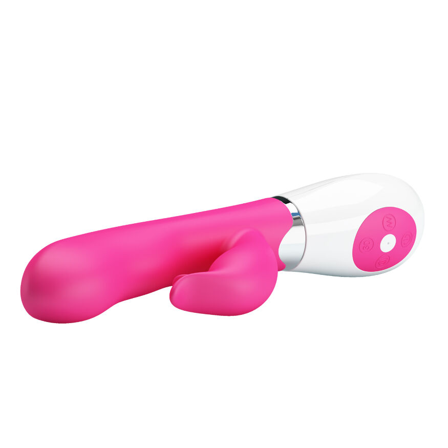 Водонепроницаемый вибратор из гипоаллергенного силикона Pretty Love Felix Vibrator Pink