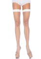 Белые сетчатые чулки Leg Avenue OS White