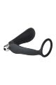 Анальна пробка з еррекційним кільцем FANTASSTIC VIBRATING ANAL PLUG WITH COCKRING BLACK