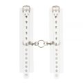 Наручники Leather Double Fix Hand Cuffs, White