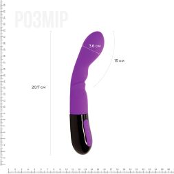 Вибратор Adrien Lastic Nyx 2.0 с аккумулятором, стимуляция точки G и входа во влагалище