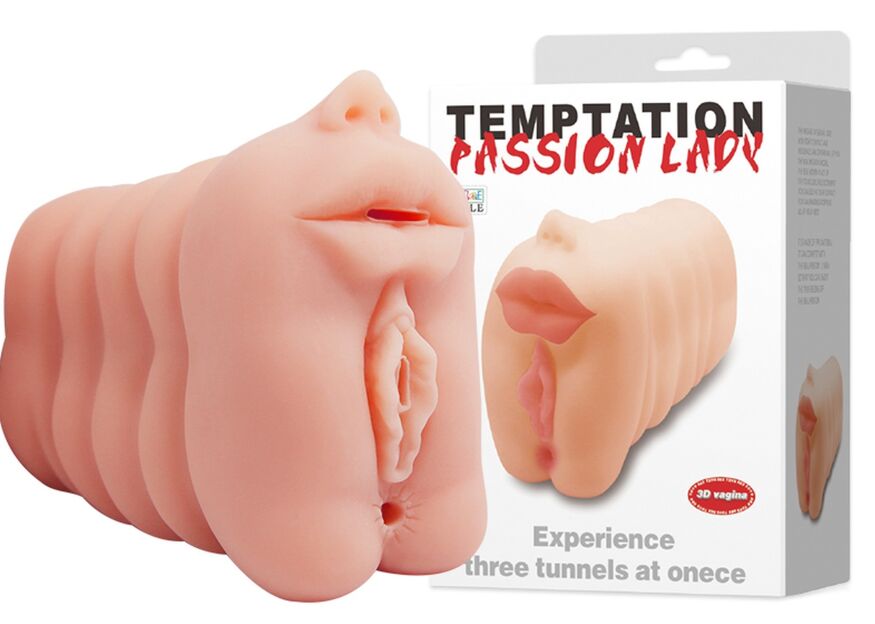 Мастурбатор 3 в 1 BAILE - PASSION LADY Experience 3 tunnels at onece, BM-009195-1