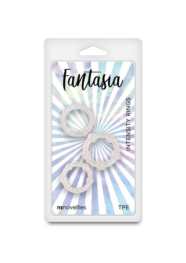 Набор эрекционных колец NS Novelties Fantasia белый, 3 шт