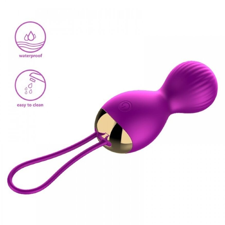 Вагинальные шарики Vibrating Silicone Kegel Balls USB 7 Function Фиолетовый