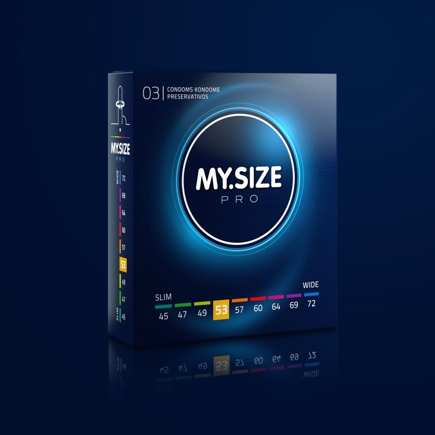 Презервативи - My.Size Pro 53, 3 шт.