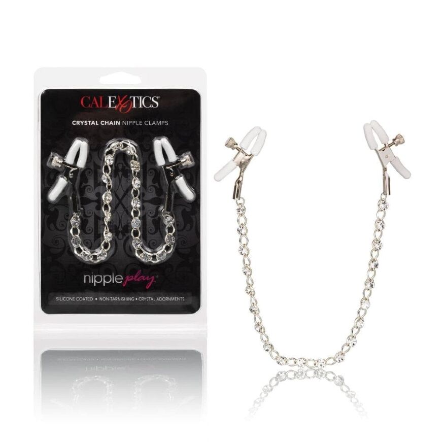 CalExotic Crystal Chain Nipple Clamps зажимы для сосков
