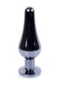 Анальна пробка - Jewellery Dark Silver Long Plug Pink