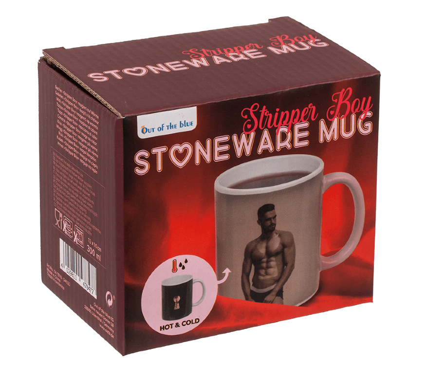 Чашка з термоефектом Stoneware Mug Stripper Boy, 300 мл