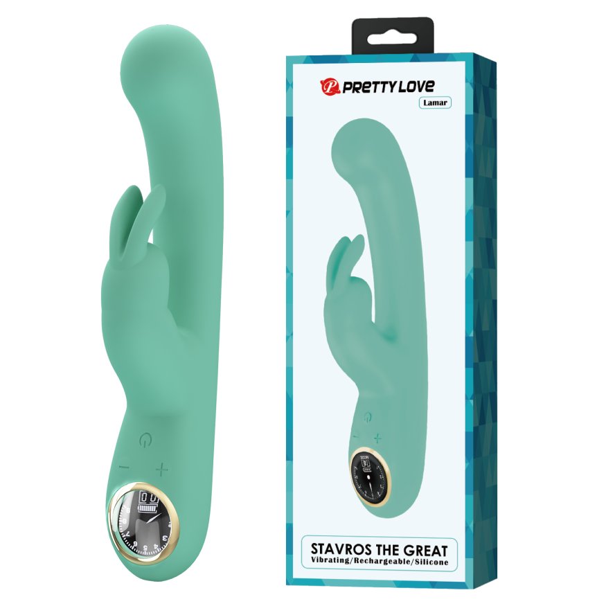 Вібратор кролик - Pretty Love Lamar Vibrator Mint