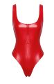 Боді Noir Handmade F352 Red powerwetlook body - 3XL
