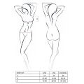 Комплект белья под латекс DEBY SET black L/XL - Passion: лиф, мини-юбочка, стринги