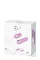 Виброяйцо OVO R4 REMOTE, ROSE/CHROME