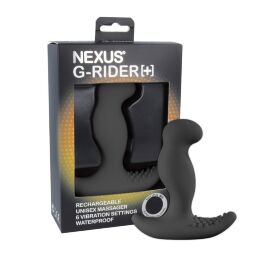 Акумуляторний масажер простати з вібрацією Nexus G-Rider Plus Black, ∅ 3,8см
