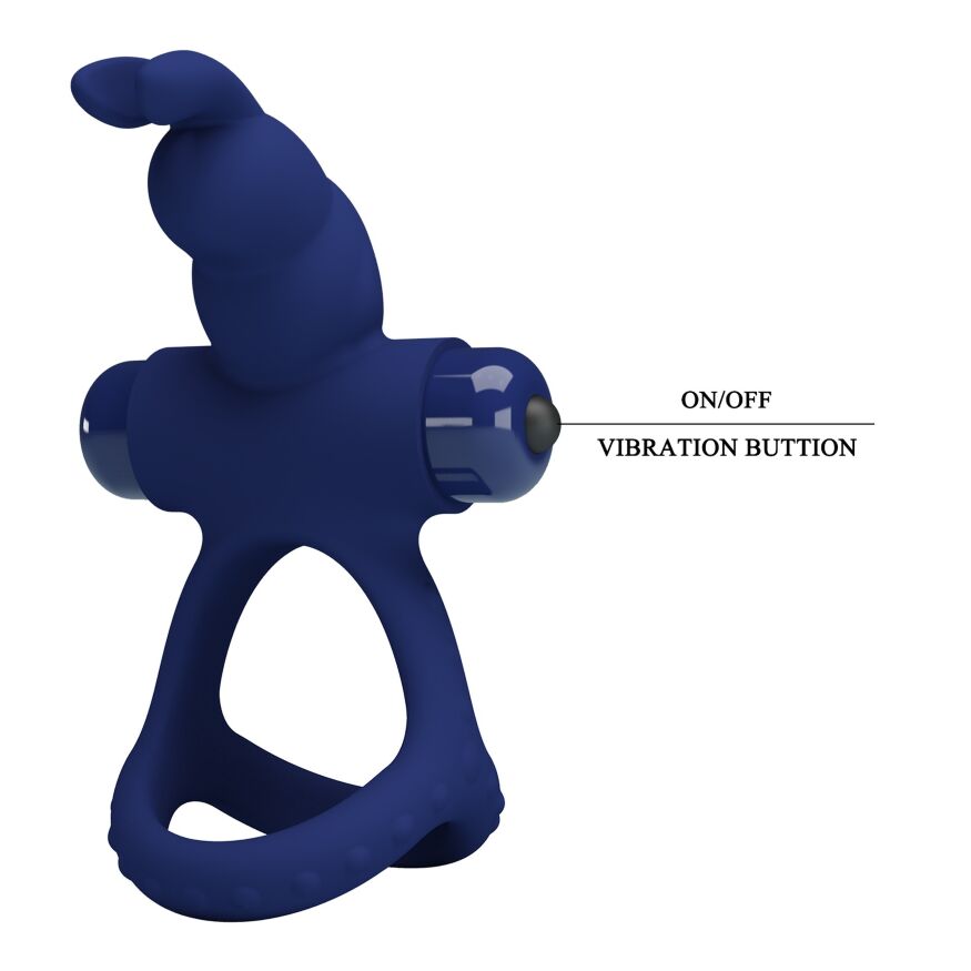 Кільце ерекційне Pretty Love  - Powerful ring, 10 vibration functions, BI-210321