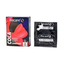 Презервативи Recare Cola Condoms 3 шт, аромат: Кола