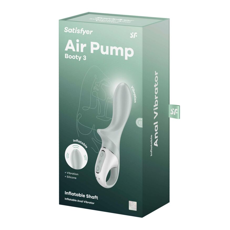 Вибратор анальный с накачкой Satisfyer Air Pump Booty 3