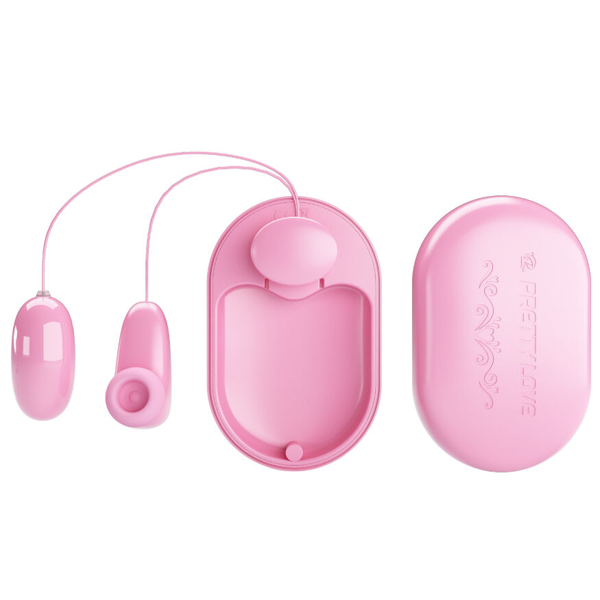Вакуумний стимулятор з віброяйцем PRETTY LOVE - Magic Box Pink, BI-300055