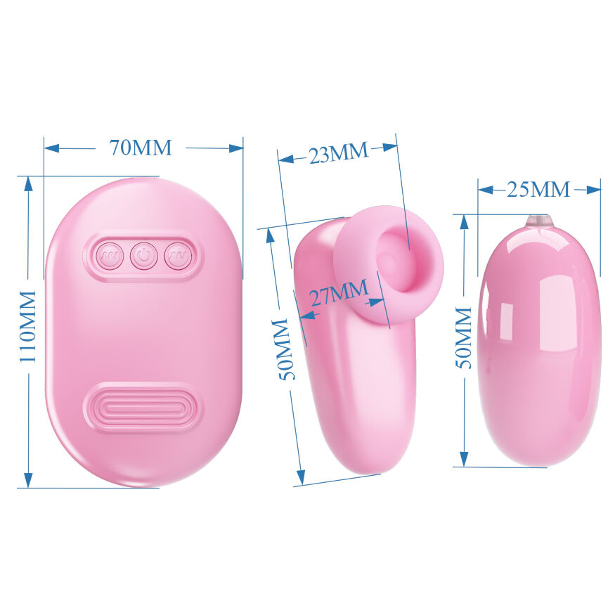 Вакуумний стимулятор з віброяйцем PRETTY LOVE - Magic Box Pink, BI-300055