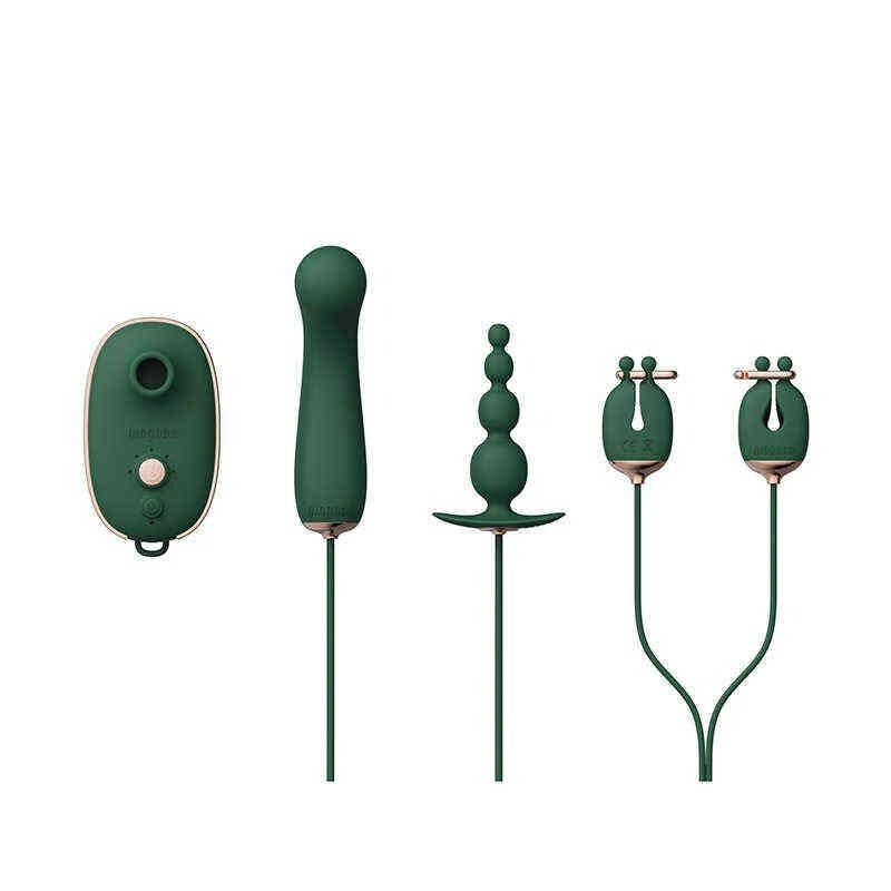Вибратор для точки G,Qingnan No. 1 Super Soft G-spot Vibrator Green