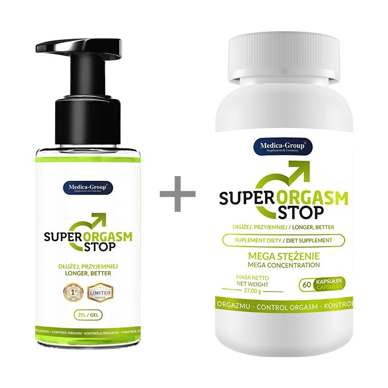 Гель для затримки еякуляції Medica Super Orgasm Stop Gel з ефектом прохолоди, 150 мл