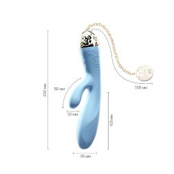Смартвібратор-кролик Zalo  -  Rosalie Royal Blue