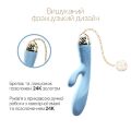 Смарт вибратор-кролик Zalo — Rosalie Royal Blue