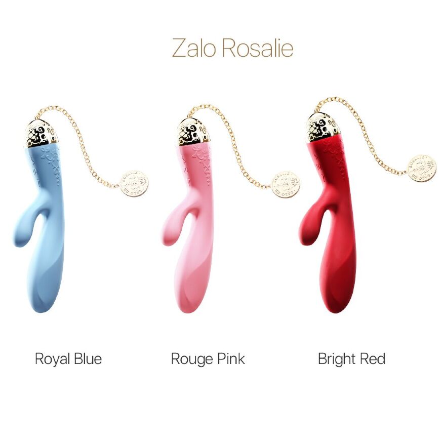 Смарт вибратор-кролик Zalo — Rosalie Royal Blue