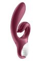 Стимулятор точки G и клитора Satisfyer Love me с вибрацией, бордовый