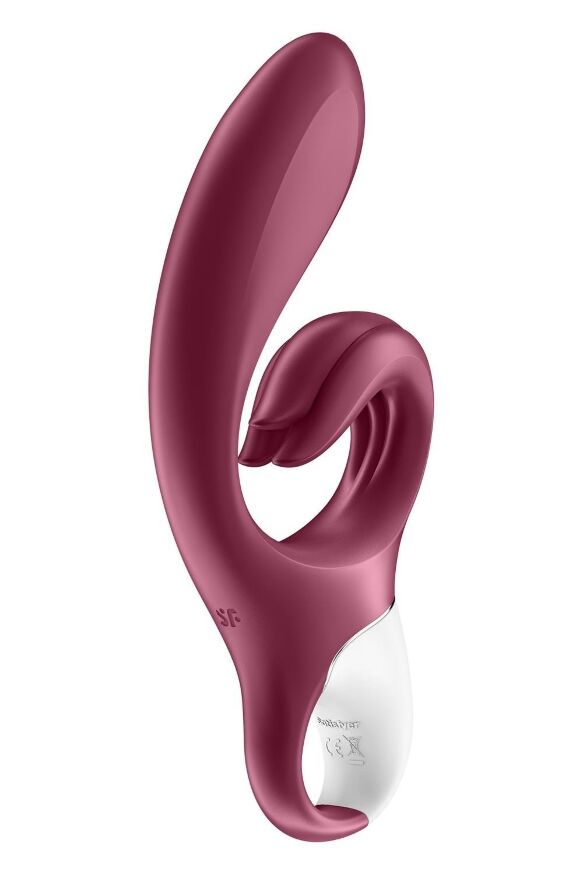 Стимулятор точки G и клитора Satisfyer Love me с вибрацией, бордовый