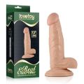 Ультрареалістичний фалоімітатор з мошонкою- Real Extreme Dildo 7"
