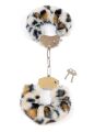 Вишукані металеві наручники - Furry Cuffs Leopard