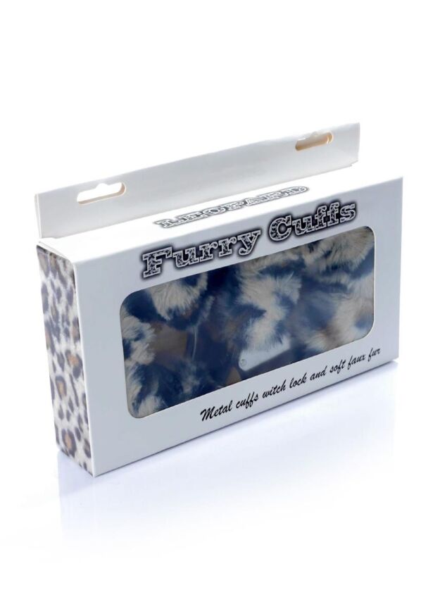 Вишукані металеві наручники - Furry Cuffs Leopard