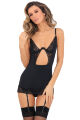 Сексуальный пеньюар 2PC TAKE AN ELLE CHEMISE SET BLACK, S/M