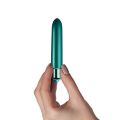 Вибропуля на батарейках Rocks Off RO-90mm Touch of Velvet Peacock Petals матовая