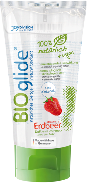 Лубрикант - BIOglide Erdbeer (клубника), 80 мл