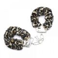 Наручники с мехом Metal, Leopard