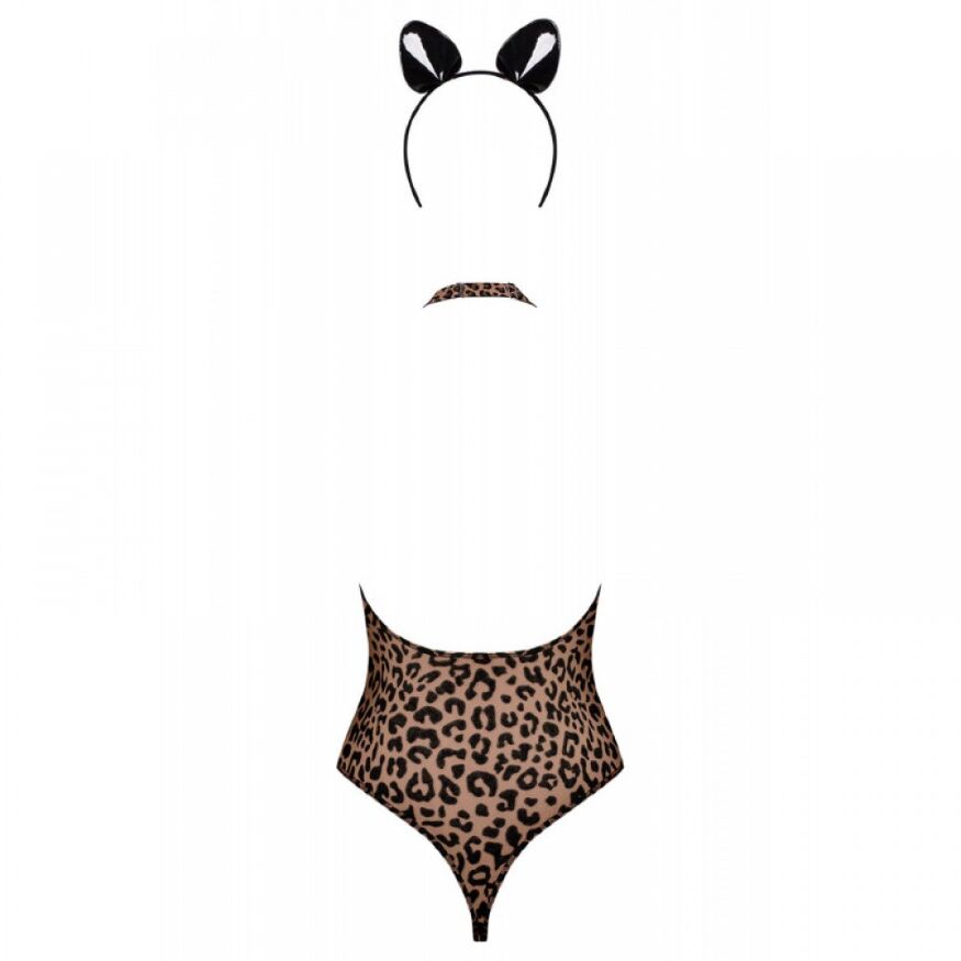 Боди костюм кошечки Obsessive LEOCATIA L/XL