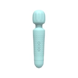 Мини-вибратор микрофон Every Night Toys Sharon бирюзовый, 10 режимов вибрации