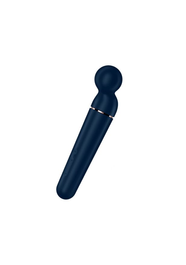 Вібратор-мікрофон Satisfyer Planet Wand-er для стимуляції всього тіла, синій, XXL