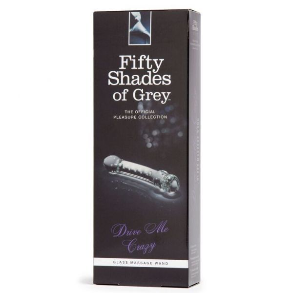 Cтимулятор из стекла Fifty Shades of Grey, Glass-Massage-Wand, 19х3,6 см