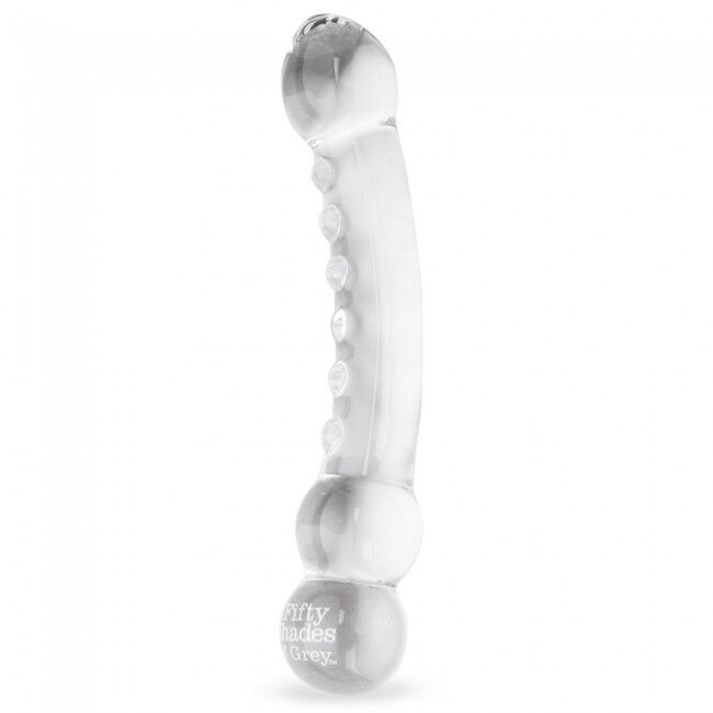 Cтимулятор из стекла Fifty Shades of Grey, Glass-Massage-Wand, 19х3,6 см
