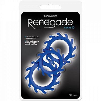 Набор эрекционных колец RENEGADE GEARS BLUE