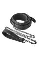Ошейник с поводком Dream Toys BLAZE COLLAR LEASH DIAMOND BLACK