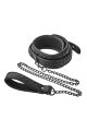 Ошейник с поводком Dream Toys BLAZE COLLAR LEASH DIAMOND BLACK