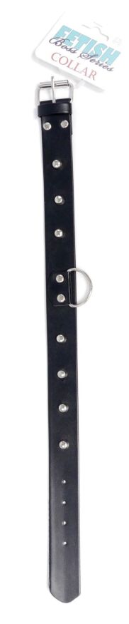 Нашийник зі штучної шкіри з шипами Fetish Boss Series - Collar with studs, BS3300097